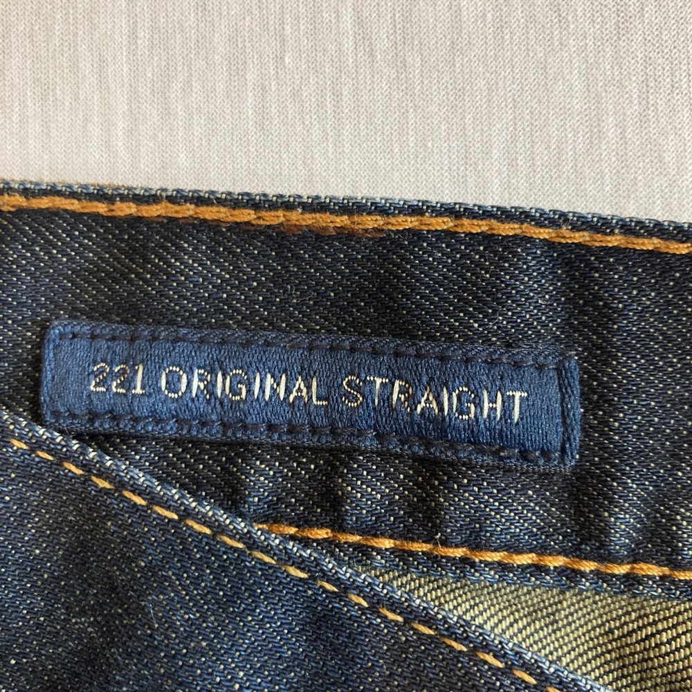 Lucky Brand Jeans Mens 38x30 221 Original Straight Dark Wash 7M11995 Classic - Picture 15 of 15